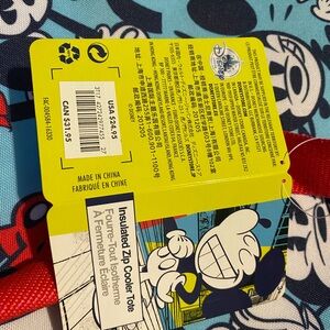 New Disney insulated tote